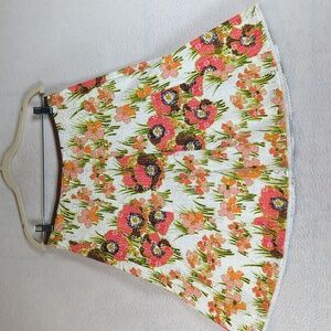 J. Crew Women's Colorful Floral Eyelet Spring Farmhouse‎ Skirt Size 8